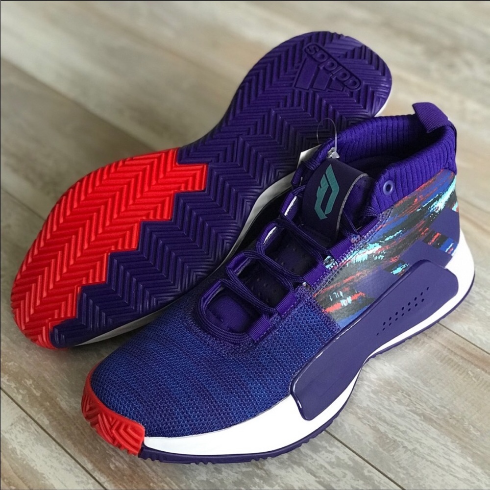 NWT Adidas Dame 5 Mens Shoes - Picture 2 of 8